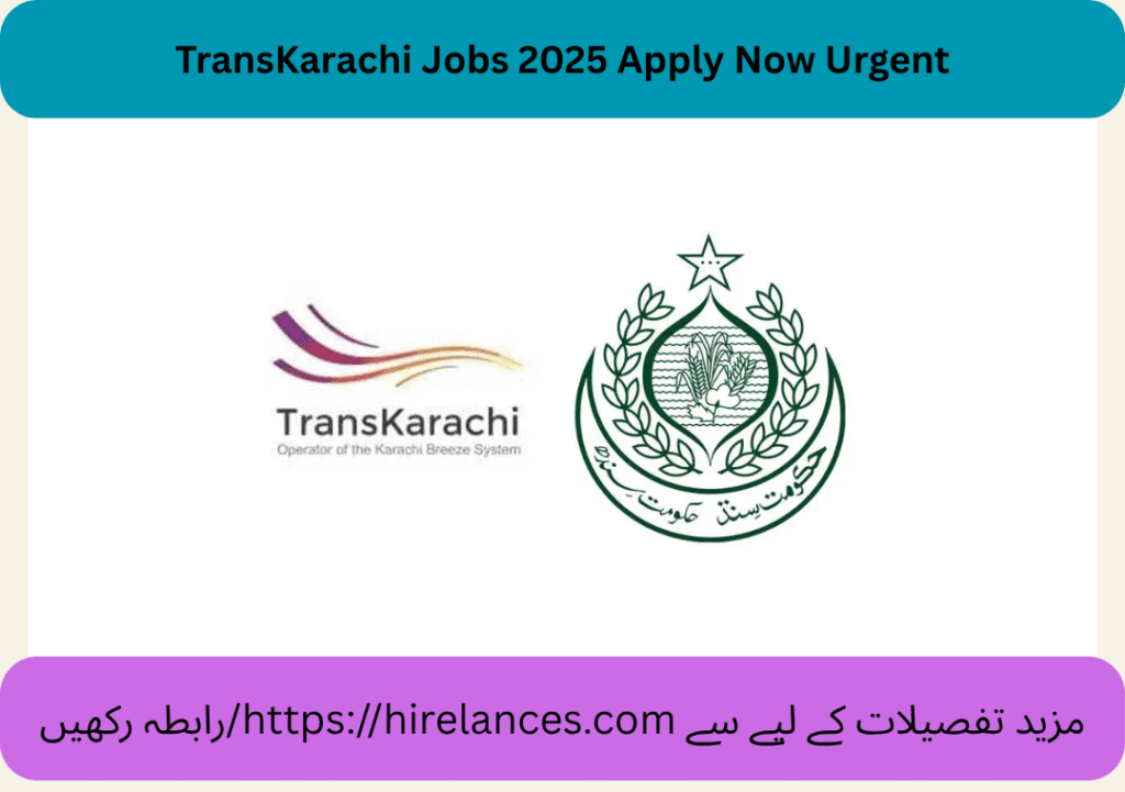 TransKarachi Jobs 2025 Apply Now Urgent