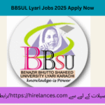 BBSUL Lyari Jobs 2025 Apply Now