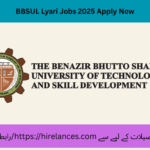 BBSUL Lyari Jobs 2025 Apply Now